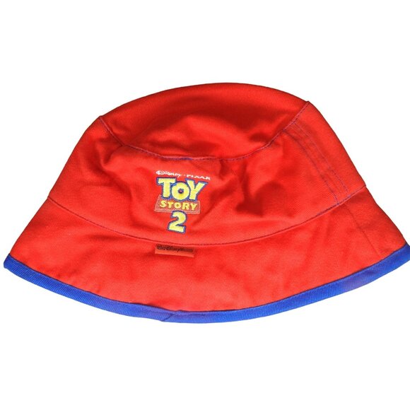 Vintage Disney Toy Story 2 Buzz Lightyear Embroidered Bucket Hat Youth Child - Picture 1 of 5